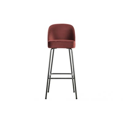 BePureHome Vogue Barstoel Fluweel Chestnut - 80 CM BePureHome Vogue Barstoel Fluweel Chestnut - 80 CM