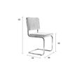 Afbeelding van Zuiver Ridge Stoel Brushed Rib Geel