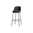 Afbeelding van BePureHome Vogue Barstoel Fluweel Inkt - 80 CM