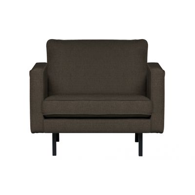 BePureHome Rodeo Stretched Fauteuil Warm Grijs Bruin BePureHome Rodeo Stretched Fauteuil Warm Grijs Bruin
