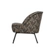 Afbeelding van BePureHome Vogue Fauteuil Fluweel Aquarel Flower Zwart