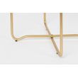 Afbeelding van White Label Living Side Table Celina Dark Green