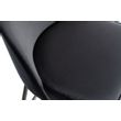 Afbeelding van BePureHome Vogue Barstoel Fluweel Inkt - 80 CM