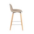 Afbeelding van Zuiver Albert Kuip Counter Stoel Taupe