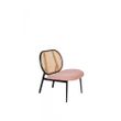 Afbeelding van Zuiver Spike Lounge Chair Naturel/Roze