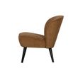 Afbeelding van Woood Sara Fauteuil Ribstof Honing Geel
