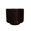 Afbeelding van Dutchbone Flower Lounge Chair Zwart