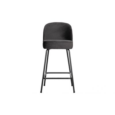 BePureHome Vogue Barstoel Fluweel Inkt - 65 CM BePureHome Vogue Barstoel Fluweel Inkt - 65 CM