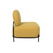 Afbeelding van White Label Living Lounge Chair Polly Yellow