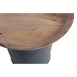 Afbeelding van Woood Exclusive Dua Bijzettafel Hout/metaal Zwart