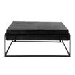 Afbeelding van Richmond Interiors Salontafel Bolder aluminium zwart (Zwart)