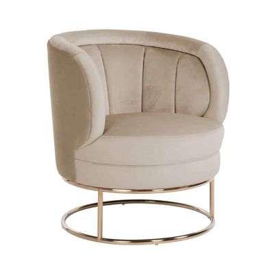 Richmond Interiors Fauteuil Felicia Khaki velvet / gold (Quartz Khaki 903) Richmond Interiors Fauteuil Felicia Khaki velvet / gold (Quartz Khaki 903)