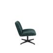 Afbeelding van White Label Living Lounge Chair Belmond Rib Green