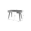 Afbeelding van White Label Living Desk Table Leo