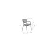 Afbeelding van White Label Living Armchair Jolien Gold/Pink