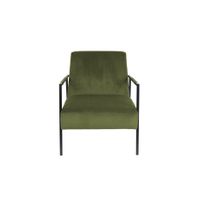 White Label Living Lounge Chair Wakasan Olive