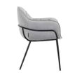 Afbeelding van Richmond Interiors Stoel Nomi Steel Velvet (Quartz Steel 806)