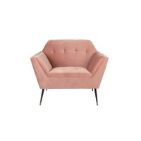 Dutchbone Kate Lounge Chair pink clay