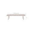 Afbeelding van Dutchbone Alagon Eetbank - 120 CM