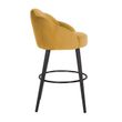 Afbeelding van Richmond Interiors Barstoel Tulip Ochre velvet (Quartz Oaker 402)