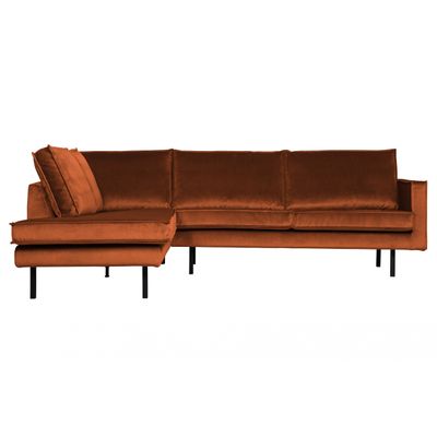 BePureHome Rodeo Hoekbank Links Roest BePureHome Rodeo Hoekbank Links Roest