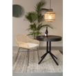 Afbeelding van White Label Living Bistro Table Maze Round Black