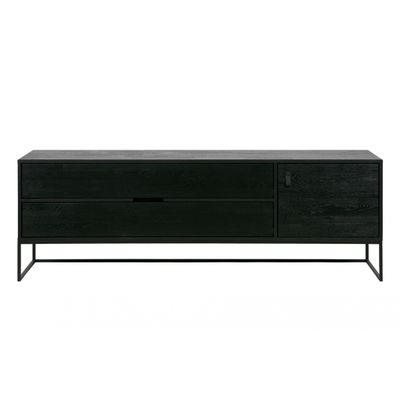 Woood Exclusive Silas TV Meubel Zwart Woood Exclusive Silas TV Meubel Zwart