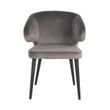 Afbeelding van Richmond Interiors Stoel Indigo Stone velvet (Quartz Stone 101)