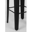 Afbeelding van White Label Living Barstool Up-High Black