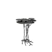 White Label Living Side Table Lily Multi Black
