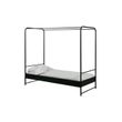 Afbeelding van VT Wonen Bunk Hemelbed Metaal Zwart 90 x 200 CM