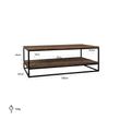 Afbeelding van Richmond Interiors Salontafel Raffles, gerecyceld hout