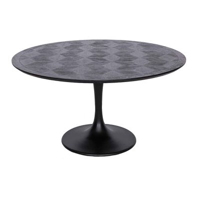 Richmond Interiors Eettafel Blax Rond Ø140 (Zwart) Richmond Interiors Eettafel Blax Rond Ø140 (Zwart)