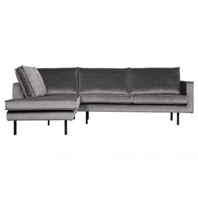 BePureHome Rodeo Hoekbank Links Lichtgrijs BePureHome Rodeo Hoekbank Links Lichtgrijs