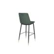Afbeelding van White Label Living Barstool Lionel Dark Green