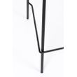 Afbeelding van White Label Living Counter Stool Jolien Black/Dark Grey