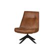 Afbeelding van Woood Skyler Draaifauteuil Kunstleer Cognac