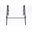 Afbeelding van White Label Living Counter Stool Jolien Black/Dark Grey