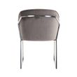 Afbeelding van Richmond Interiors Stoel Tresanto Stone Velvet / Silver (Quartz Stone 101)