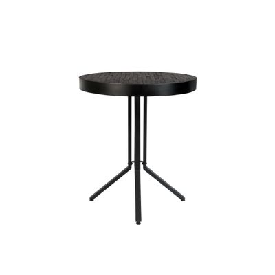 White Label Living Counter Table Maze Round Black White Label Living Counter Table Maze Round Black