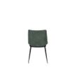 Afbeelding van White Label Living Chair Lionel Dark Green