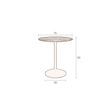 Afbeelding van Dutchbone Braza Counter Tafel Round Bruin