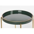Afbeelding van White Label Living Side Table Celina Dark Green