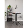 Afbeelding van White Label Living Bar Table Maze Square Black