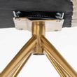Afbeelding van Richmond Interiors Stoel Sierra Sand Velvet / Brushed Gold (Genova 904 Sand)
