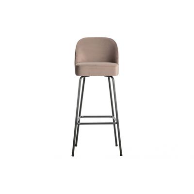 BePureHome Vogue Barstoel Fluweel Nougat - 80 CM BePureHome Vogue Barstoel Fluweel Nougat - 80 CM