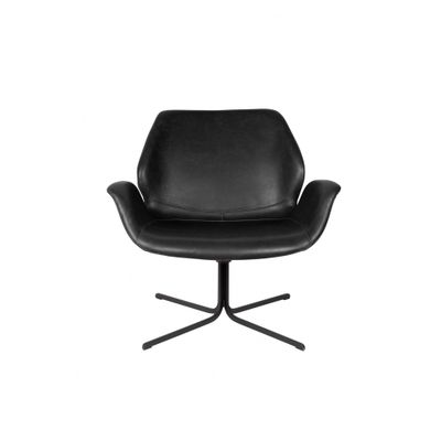 Zuiver Nikki Lounge Chair Zwart Zuiver Nikki Lounge Chair Zwart