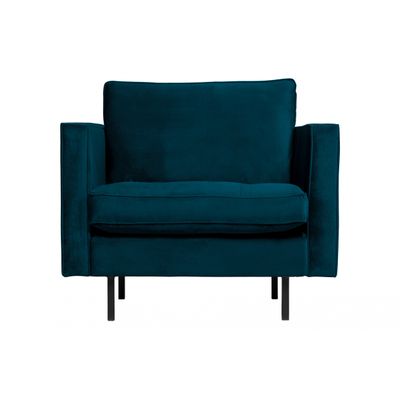 BePureHome Rodeo Classic Fauteuil Blauw BePureHome Rodeo Classic Fauteuil Blauw