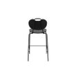 Afbeelding van White Label Living Counter Stool Aspen Wood Black