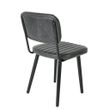 Afbeelding van White Label Living Chair Jake Worn Black